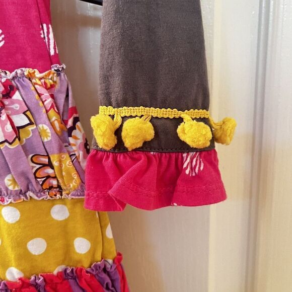 Jelly the Pug Polly Plum Princess Knit Dress and Leggings Set Girls Size 3T - Picture 7 of 16